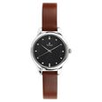 Titan Women's Chic minimalist watch with Black dial and leather strap - image number 0