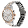 Titan Men's Metropolitan Luxe: Multifunction White Dial with Two-Tone Stainless Steel Bracelet Watch - image number 1