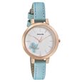 Sonata Blush It Up Pink Dial Women Watch With Leather Strap