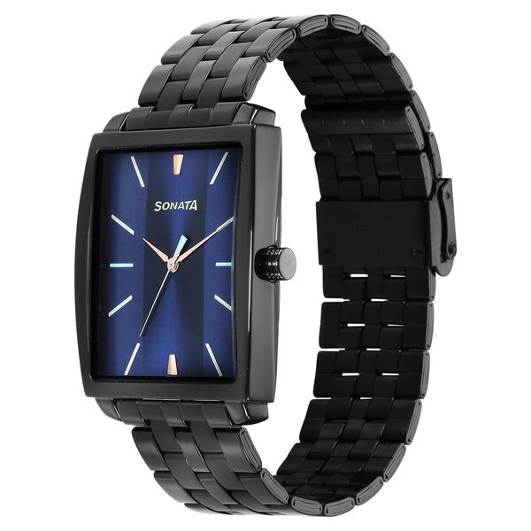 Sonata Utsav Quartz Analog Blue Dial Watch for Men - image number 1