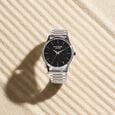 Sonata Poze Quartz Analog Black Dial Metal Strap Watch For Men - image number 0