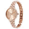 Titan Aura Quartz Analog Rose Gold Dial Stainless Steel Strap Watch for Women - image number 2
