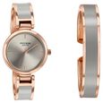 Sonata Poze Quartz Analog Grey Dial Two Toned Kada Strap Watch For Women - image number 2