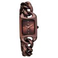 Vyb Prodigy By Fastrack Quartz Analog Brown Dial Brown Metal Strap Watch For Girls - image number 1