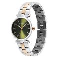 Titan Workday Edit Quartz Analog Green Dial Two Toned Stainless Steel Strap Watch For Women - image number 2