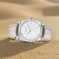 Poze By Sonata Quartz Analog White Dial Grey Nylon Strap Watch For Men - image number 0