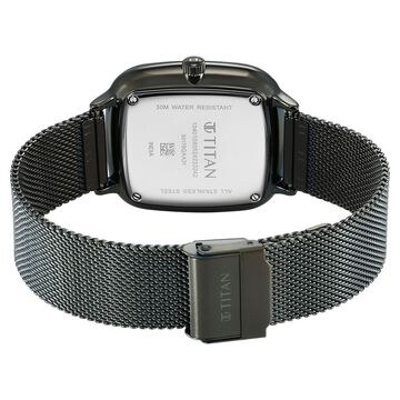 Titan Avant Garde Quartz Multifunction Brown Dial With Green Color Stainless Steel Strap Watch For Men