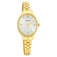 Sonata Classic�Gold Silver Dial Metal Strap Watch for Women - image number 0