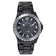 Titan HTSE Black Dial Solar Powered Leather Strap Watch for Men