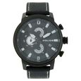 Police Quartz Multifunction Black Dial Leather Strap Watch for Men - image number 0