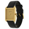 Sonata Quartz Analog Champagne Dial Leather Strap Watch for Men - image number 1