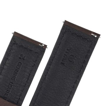 24 mm Brown Genuine Leather Straps for Men