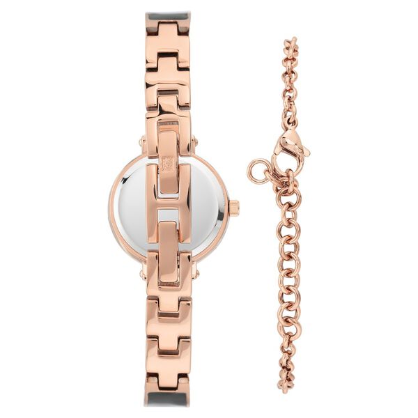 Anne Klein Quartz Analog Black Dial Two Toned Metal Strap Watch For Women - image number 2
