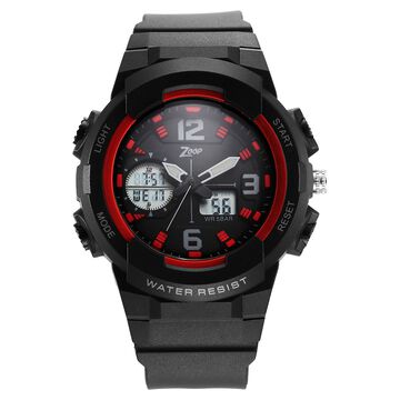 Zoop Analog Digital Watch with Black Dial & Black Strap for Boys Kids, from House of Titan