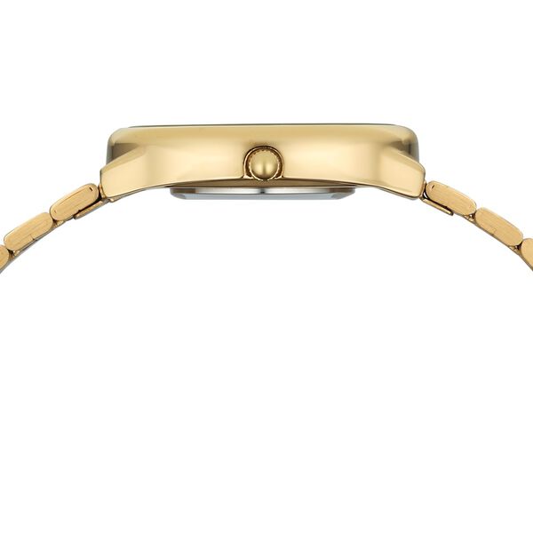 Vyb Enigma By Fastrack Quartz Analog Mother of Pearl Dial Golden Metal Strap Watch For Girls - image number 7