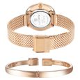 Titan Raga Memoirs Quartz Analog Mother Of Pearl Round Dial Rose Gold Metal Strap Watch For Women - image number 4