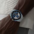 Titan Octane Quartz Chronograph Blue Dial Stainless Steel Strap Watch For Men - image number 4