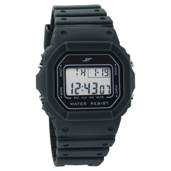 SF Hexa Digital Dial Unisex Watch With Polyurethane Strap - image number 0
