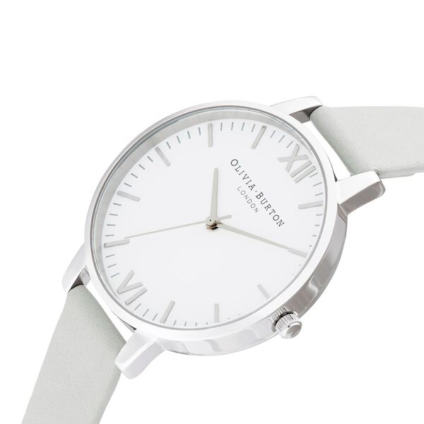 Olivia Burton Quartz Analog White Dial Leather Strap Watch for Women - image number 1