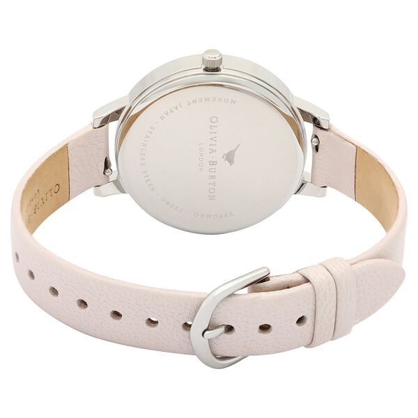 Olivia Burton Quartz Analog White Dial Leather Strap Watch for Women - image number 4