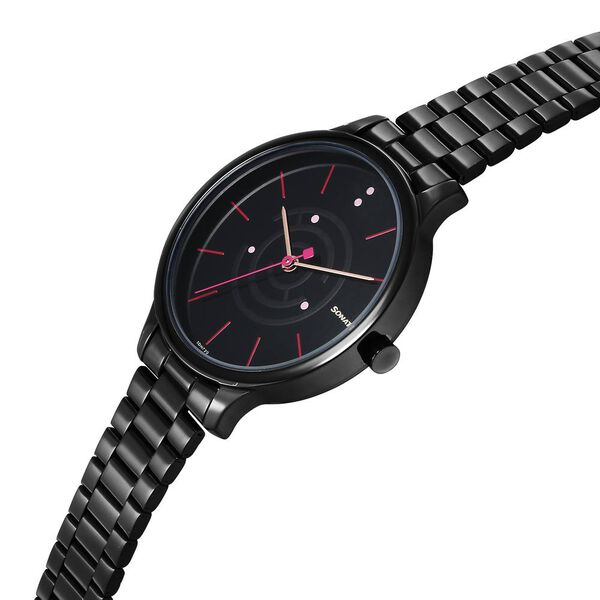 Sonata Play Black Dial Watch for Women - image number 2