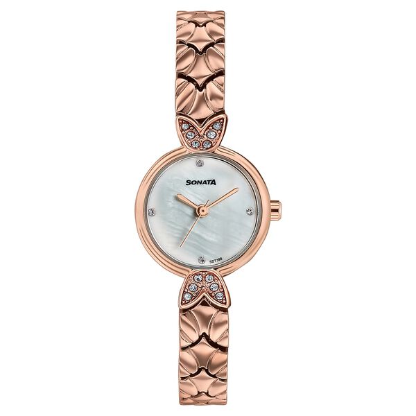 Women's Vintage style mother of pearl dial Bracelet Watch - image number 0