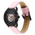 Sonata Unveil Quartz Multifunction Black Dial Leather Strap Watch for Women - image number 1