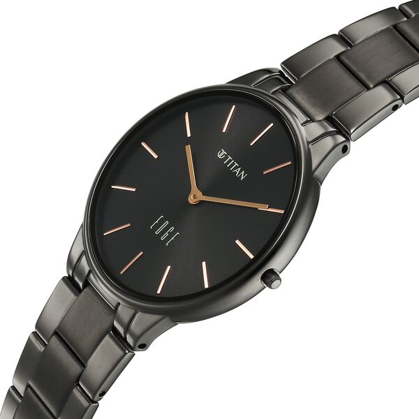 Edge Velora Quartz Analog Grey Dial Grey Stainless Steel Strap Watch For Women - image number 3
