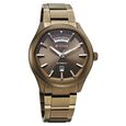 Titan Astral Concealed Automatic Analog with Khaki Dial Khaki Stainless Steel Strap Watch for Men - image number 2