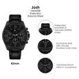 Tommy Hilfiger Quartz Multifunction Black Dial Black Stainless Steel Strap Watch For Men - image number 3