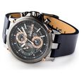 Police Quartz Multifunction Grey Dial Leather Strap Watch for Men - image number 4