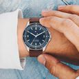 Tommy Hilfiger Quartz Analog Blue Dial Leather Strap Watch for Men - image number 3