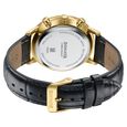 Sonata Festive Quartz Multifunction Two Toned Dial Black Leather Strap Watch For Men - image number 5