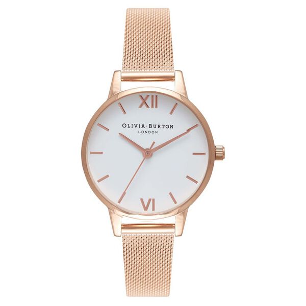 Olivia Burton Quartz Analog White Dial Stainless Steel Strap Watch for Women - image number 0