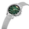 Police Multifunction Black Dial Silver Metal Strap Watch For Men - image number 2