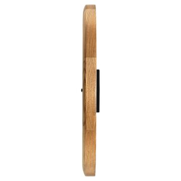 Titan Wooden Brown Wall Clock with Glass Dial - 31.8 cm x 31.8 cm (Medium)