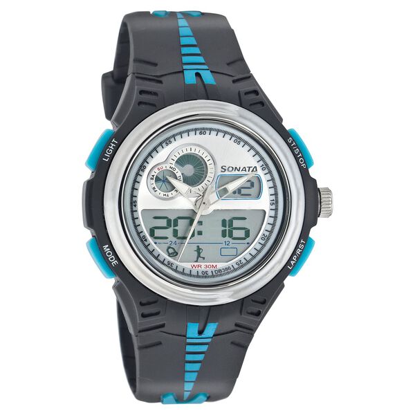 Sonata Digital Dial Strap Watch for Men - image number 0