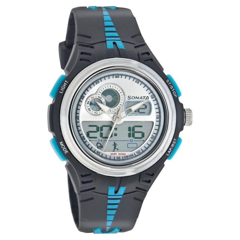 Sonata Digital Dial Strap Watch for Men