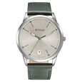 Titan Elmnt Off White Dial Analog Leather Strap watch for Men