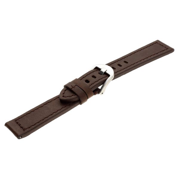 20 mm Brown Genuine Leather Straps for Men - image number 3