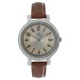 Titan Quartz Analog Black Dial Leather Strap Watch for Women