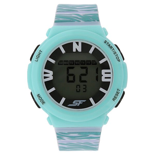 SF Digital Dial Plastic Strap Women Watch - image number 0