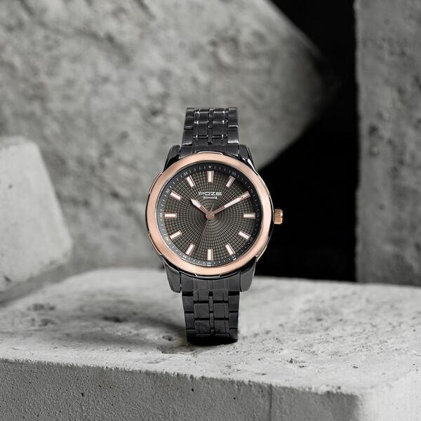 Sonata Poze Quartz Analog Grey Dial Grey Metal Strap Watch For Men - image number 0