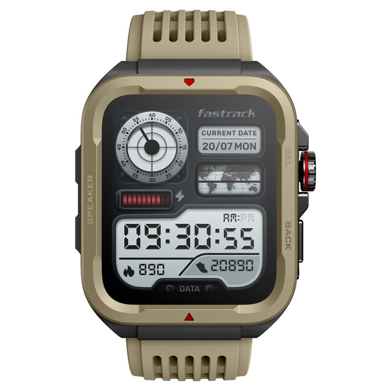 Fastrack Active with 1.83" UltraVU HD Display and Functional Crown Rugged Smartwatch with AI Coach - image number 0
