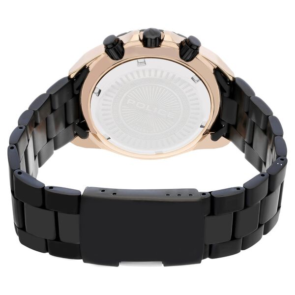 Police Quartz Multifunction Black Dial Stainless Steel Strap Watch for Men - image number 4