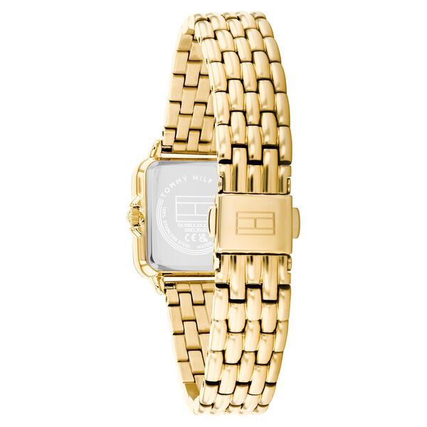 Tommy Hilfiger Quartz Analog Champagne Dial Golden Stainless Steel Strap Watch For Women - image number 2