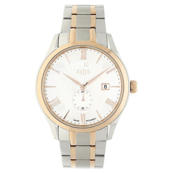 Xylys Swiss Analog Stainless Steel Silver Dial Watch for Men - image number 0