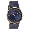 Sonata Poze Quartz Analog Blue Dial Leather Strap Watch for Men - image number 0