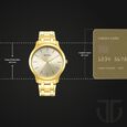 Titan Karishma Quartz Analog Champagne Dial Golden Stainless Steel Strap Watch For Men - image number 2