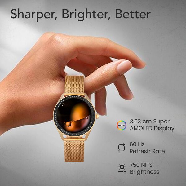Titan Crest 2.0 With 3.63 CM AMOLED Display With Functional Crown,SingleSync BT Calling,AI Voice Assistant,Find Phone - image number 2